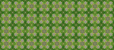 Klasik raster sarısı, kusursuz desen. Çiçek süsü kumaş deseni, cam, çiçek desenli altın elementli metal..