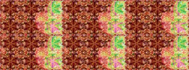 Raster illüstrasyonu. Kırmızı renkte altın. Dekoratif simetri arabesk. Doğum günü kartı, davetiye ya da afiş için iyidir. Kusursuz ortaçağ çiçek desenleri..