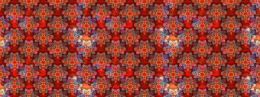 Klasik çiçek desenli. Paketleme, tekstil, duvar kâğıdı için çiçek eskizi. Yumuşak fayans. Raster 'ın taze dokusu. Yumuşak pamuk tasarımı.