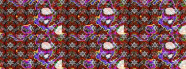 Çiçekli çiçek deseni, suluboya. Raster deseni. Süslü kumaş deseni.