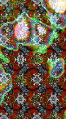 Çiçek kompozisyonu, el boyası, hassas şablon. Kahverengi ve yeşil renklerde manzaralı çiçek deseni. Üst manzara, yumuşak stil. Sevgililer günü ve tebrik kartı konsepti için şık bir davet.