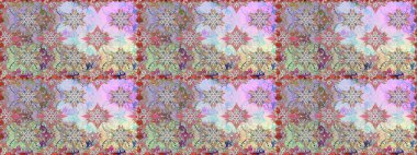 Soyut zarafet, çiçekli arkaplan deseni. Raster Güzel kumaş deseni.