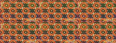 Kahverengi renklerde altın elementler. Duvar kâğıdı barok, İspanyol kumaşı. Şık bir grafik desen. Kusursuz raster arka plan. Çiçek deseni.