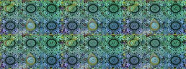 Altın elementlerle mavi renklerde altın desen. Lüks, kraliyet ve Viktorya dönemi konsepti. Raster klasik barok çiçeksiz altın desenli. Süsleme.