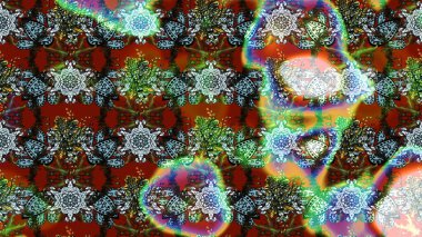 Renkli Bahar Teması eskiz kalıbı. Düz Çiçek Elementleri Tasarımı. Parlak arkaplan eskiz desenli çiçekli fantezi tasarımı.