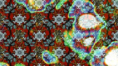 Raster illüstrasyonu. Küçük çaplı çiçeklerdeki basit şirin desenler. Tekstil veya kitap kapakları, imalat, duvar kağıtları, baskı, hediye paketi ve yapıştırma kitabı için çiçek eskiz geçmişi.