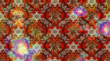 Raster Hip kumaş deseni. Eskiz Vintage Çiçek Deseni.