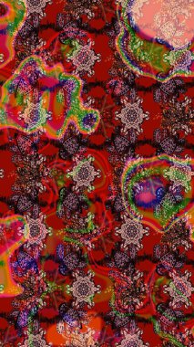 Doğal kozmetik ürünleri, parfüm, çiçekçi dükkanı için bahar ihalesi tasarımı. Paket kağıdı için en iyisi. Kırmızı ve kahverengi lale çiçekli Raster eskiz deseni. Karşılama ya da düğün geçmişi olarak kullanılabilir.