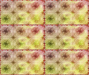 Sevimli çiçek raster deseni. Düz Çiçek Elementleri Tasarımı. Renkli Yaz Temalı Kusursuz Arkaplan. Çiçekler bej ve nötr renklerde.