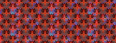 Eskiz arkaplan modeli. Vadinin kırmızı ve kahverengi renkli çiçekleri. Suluboya, elle çizilmiş. Raster - stok.