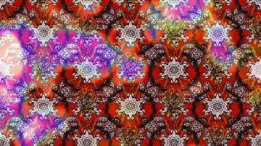 Renkli Yaz Temalı eskiz kalıbı. Düz Çiçek Elementleri Tasarımı. Raster Illustrasyon 'daki Çiçek Deseni' nin son moda çizimi. Renkli çiçekler.