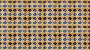 Modern çiçek arkaplanı. Parlak renkli çiçekli ve sarı yapraklı harika bir çiçek deseni. Moda baskıları için zarif bir şablon. Halk stili.