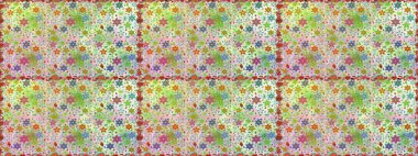 Nazikçe, güzel çiçek arkaplanı. Tarafsız ve bej renkli çiçekler. Raster çiçek desenli ve çiçekli..