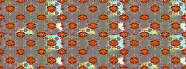 Hediye ambalaj kağıdı, tebrik kartları, posterler ve pankart tasarımı. Raster düz çiçekleri pürüzsüz desen. Gri ve kahverengi renkte çiçekler.