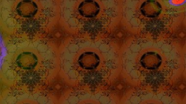 Bahar mevsimi. Kahverengi ve gri renkli çiçekler. Tatil havası. Raster güzel bir çiçek deseni çizmiş. Nazik romantik baskı.