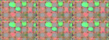 Raster illüstrasyonu. Suluboya tarzında gri ve pembe renklerde. Pürüzsüz bahar deseni ve küçük çiçekler.