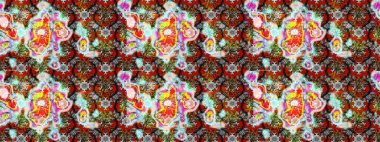 Soyut etnik raster çizim kalıbı. Kabile sanatı boho baskısı, klasik çiçek arkaplanı. Arkaplan dokusu, duvar kağıdı, gri ve nötr renklerde çiçek teması.