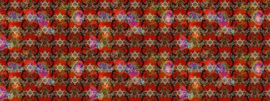 Zentangle soyut çiçekleri. Karalama çiçeği. Raster illüstrasyonu. Güzel kumaş deseni. Renkli Bahar Teması eskiz kalıbı. Düz Çiçek Elementleri Tasarımı.