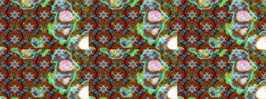 Çiçekli çiçek deseni, suluboya. Raster deseni. Küçük çiçekte güzel bir çiçek deseni..