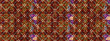 Sevimli çiçek raster deseni. Modaya uygun kumaş deseni. Renkli Yaz Temalı eskiz kalıbı. Düz Çiçek Elementleri Tasarımı.