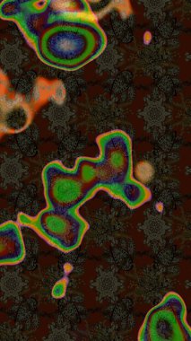 Çiçeksel kahverengi ve gri çizim deseni. Raster çiçek izi. Klasik taslak çizimi. Raster Yumuşak kumaş deseni.