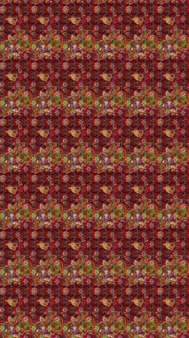 Motley illüstrasyonu. Robot resim. Çiçekli bahar çiçekleri. Moda baskıları için zarif bir şablon. Küçük renkli çiçekler. Küçük çiçekte şirin desenler.