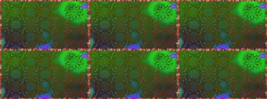 Raster Henna tarzı. Sınır Kızılderili çiçekli paisley patten. Tebrik kartı geçmişi, boyama kitabı, arkaplan ve tekstil için kullanılabilir. Etnik Mandala havlusu. Kusursuz süs izi..