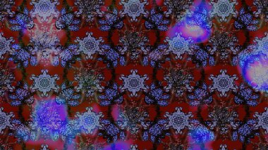 Suluboya çizim kalıbı. Çiçek izi. Suluboya tarzında mor ve kahverengi renkte çiçekler.