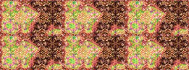 Klasik klasik klasik arka plan. Geleneksel oryantasyon süsü. Kusursuz klasik raster kahverengi ve altın desenli.