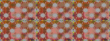 Suluboya efekti. Raster desen. Botanik seamless modeli. Organik öğeleri.