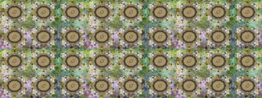 Süslü raster dekorasyonu. Klasik barok çiçek desenli, gri yerine altın desenli. Gri renklerdeki altın element. Lüks, kraliyet ve Viktorya dönemi konsepti.