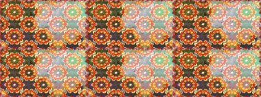 Kusursuz altın desenli bukleler. Raster altın desen. Raster illüstrasyonu. Altın elementli nötr renkler. Doğu tarzı arabesk.