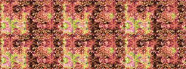 Kahverengi renklerde altın element. Doku arka planında altın duvar kâğıdı. Damask kusursuz yinelenen arkaplan. Barok tarzında altın çiçekli süs..