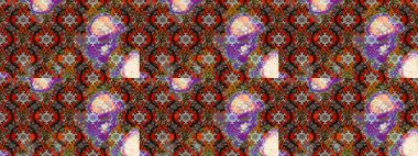 Yatak çarşafları, ceket, paket tasarımı, kumaş ve moda kavramları için tekstil baskısı. Çiçekleri, deniz kabukları, mandalaları ve suluboya efektleriyle donanma geçmişi. Çizim kalıbı etnik tasarım.