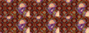 Güzel kumaş deseni. Raster illüstrasyonu. Bahar çiçekli güzel bir çiçek deseni..