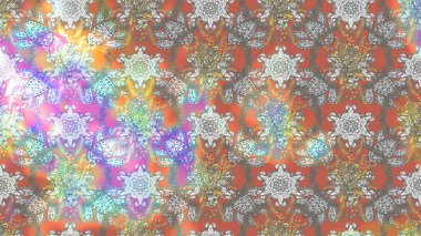 Küçük çiçekli yay deseni çiz. Raster illüstrasyonu. Suluboya stilinde gri ve nötr renkler üzerine.