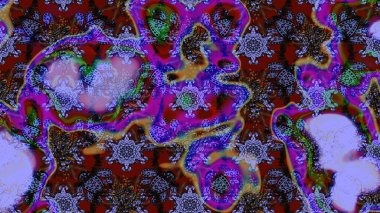 Raster suluboya çiçek deseni, narin çiçekler, menekşe ve mavi çiçekler, tebrik kartı şablonu. Güzel kumaş deseni.