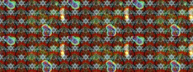 Kahverengi ve kırmızı renkte çiçekli çiçek deseni. Suluboya tarzında kahverengi ve kırmızı renkte çiçekler.