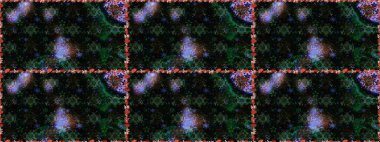 Raster suluboya çiçek deseni, narin çiçekler, siyah ve gri çiçekler, tebrik kartı şablonu. Güzel kumaş deseni.