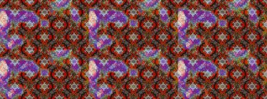 Küçük çiçekte güzel bir desen. Küçük renkli çiçekler. Çiçekli yaz çiçekleri. Robot resim. Motley illüstrasyonu. Moda baskıları için zarif bir şablon.