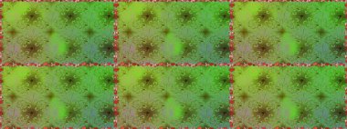 Raster illüstrasyonunda kusursuz çiçek deseni. Renkli Bahar Temalı Kusursuz Arkaplan. Yeşil ve nötr renklerde çiçekler. Düz Çiçek Elementleri Tasarımı.