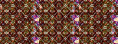 Süslü kumaş deseni. Çiçekli çiçek deseni, suluboya. Raster deseni.