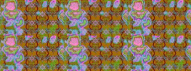 Düz Çiçek Elementleri Tasarımı. Renkli çiçekler. Renkli Bahar Teması eskiz kalıbı. Raster illüstrasyonunda çiçek deseni çizimi.