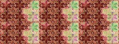 Barok tarzında kusursuz bir doğulu süsü. Raster geleneksel altın pürüzsüz desen kahverengi renklerde.