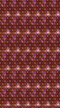 Çiçekli zambakların eskiz geçmişi. Çiçek tasarımı için inanılmaz bir kolaj cenneti tarzı. Parlak çiçekli kolaj çiçekleri kahverengi.