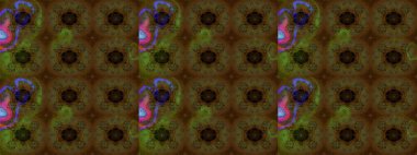 Raster illüstrasyonu. Tekstil veya kitap kapakları, imalat, duvar kağıtları, baskı, hediye paketi ve yapıştırma kitabı için çiçek eskizi geçmişi. Küçük ölçekli çiçeklerdeki basit sevimli desen.