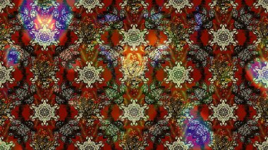 Renkli Yaz Temalı eskiz kalıbı. Düz Çiçek Elementleri Tasarımı. Sevimli çiçek raster deseni. Modaya uygun kumaş deseni.