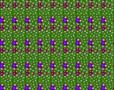 Düz Çiçek Elementleri Tasarımı. Renkli Yaz Temalı eskiz kalıbı. Modaya uygun kumaş deseni. Sevimli çiçek raster deseni.
