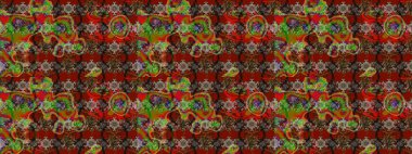 Şatafatlı bahar bahçesi dokusu. Flower eskiz arka planı. Raster illüstrasyonu. Çiçek deseni.