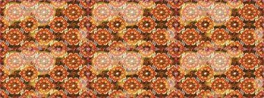 Raster altın desen. Doğulu stil, altın elementlerle kahverengi renklerde altın desenli arabesk yapar. Kusursuz kıvırcık saçlar..